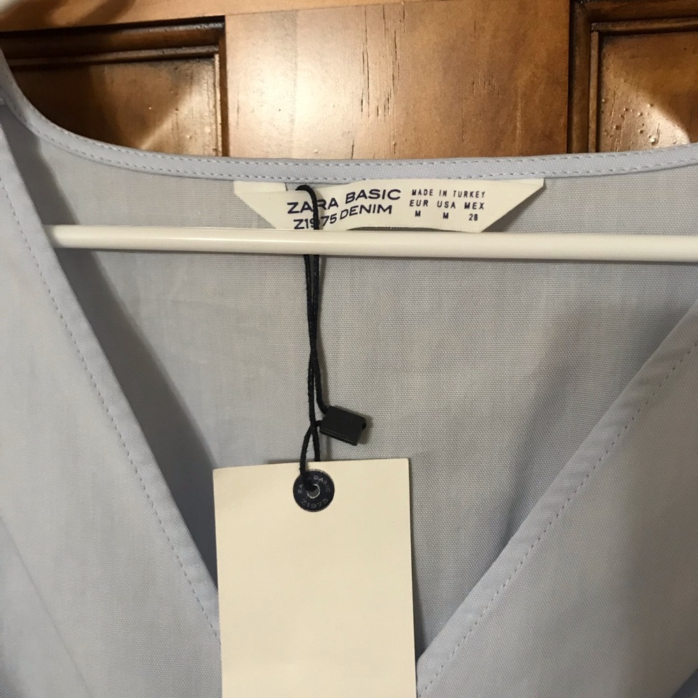 Light blue Zara blouse - Picture 4 of 5